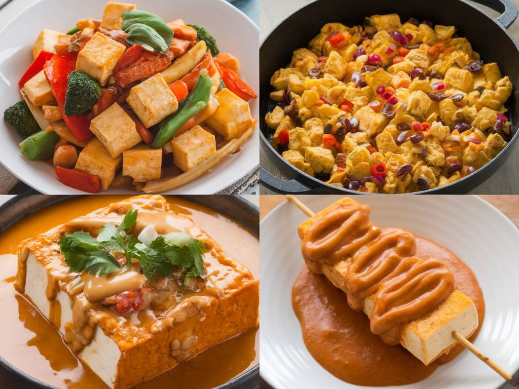 4 recettes de plats à base de tofu faciles et savoureuses